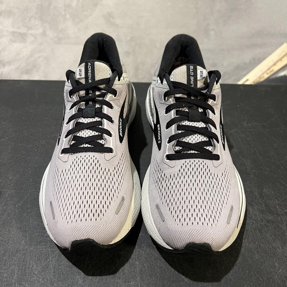 Brooks Adrenaline GTS 22 Running Shoes Mens Size 9.5 Gray Stability Sneakers - Picture 3 of 12